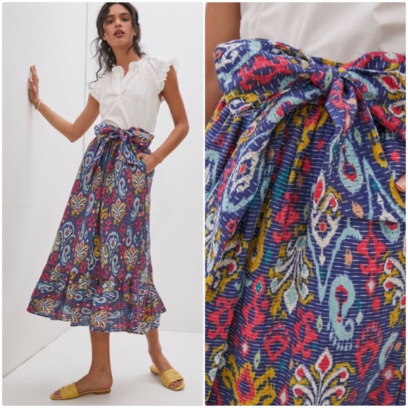 Anthropologie Dresses & Skirts - NWT ANTHROPOLOGIE EDITH MIDI SKIRT